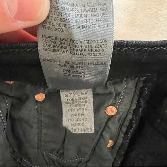 MOTHER Women's Flare Jeans in Dark Blue - Picture 13 of 14